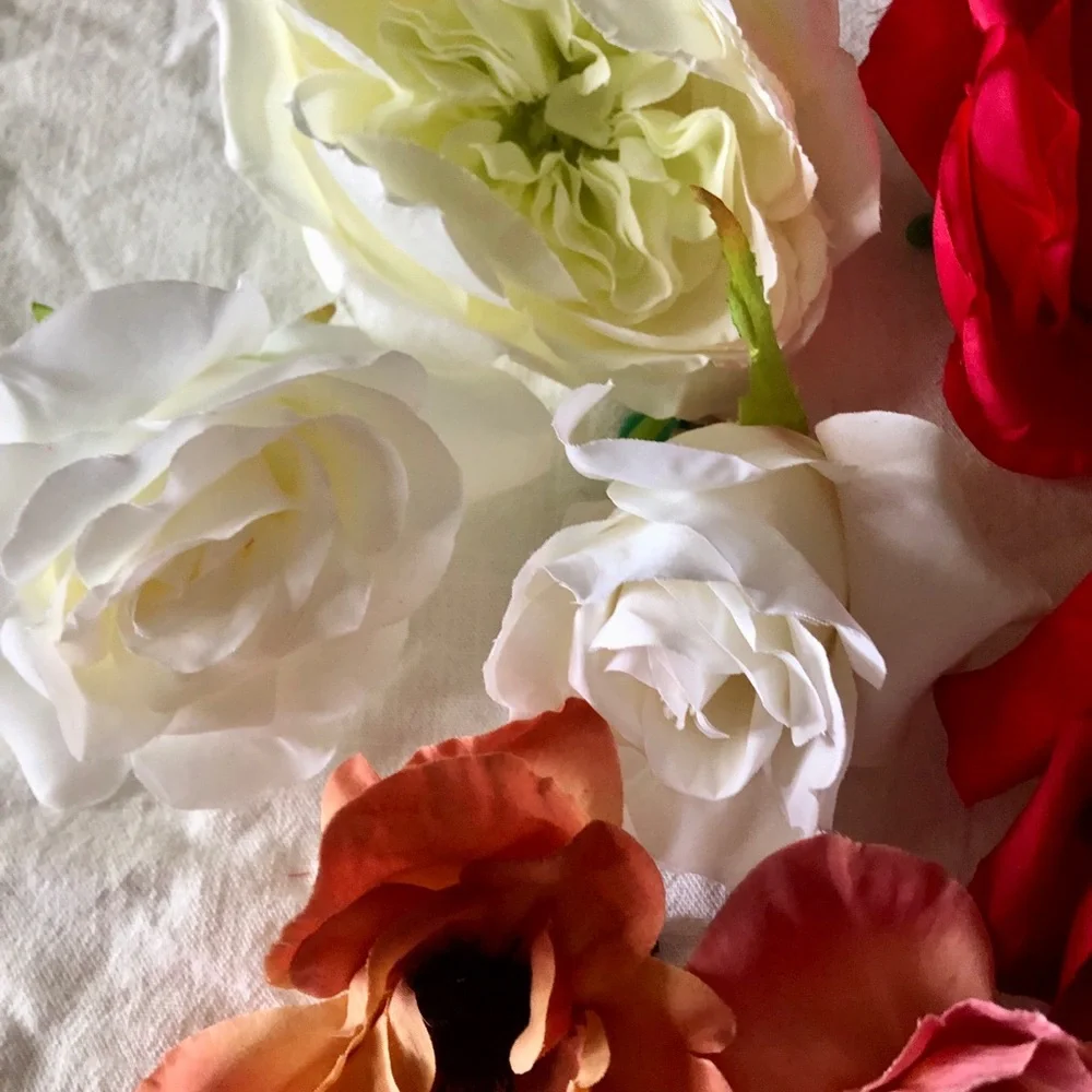 Jo-Anne’s Stock Artificial Silk Flower Assortment Clips for Crafts & Weddings
